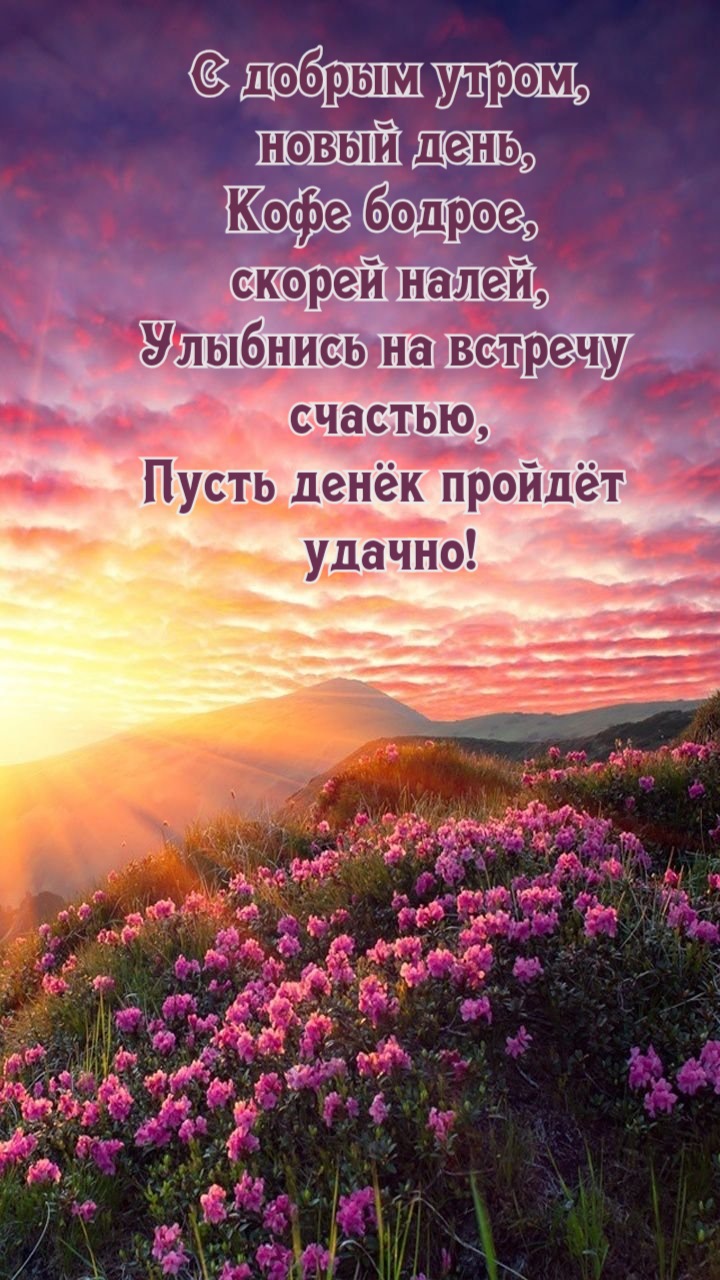 С добрым утром, новый день, Кофе бодрое, скорей налей