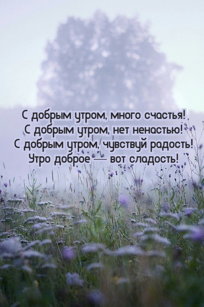 С добрым утром, много счастья!