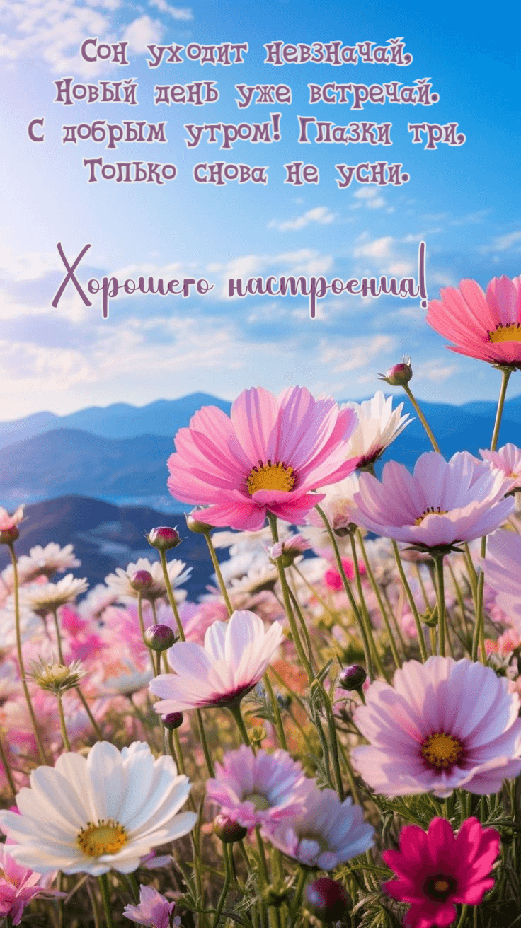 Сон уходит невзначай, Новый день уже встречай.