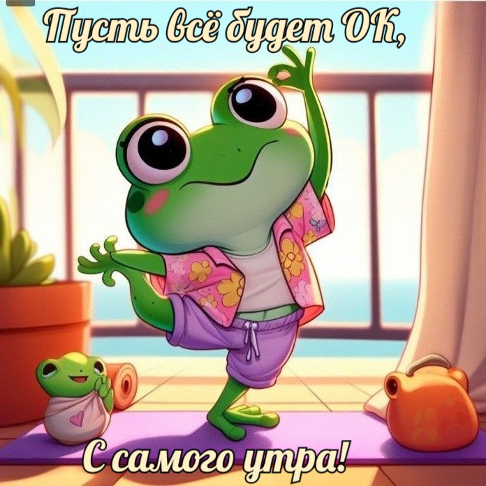 Пусть всё будет ОК, С самого утра!