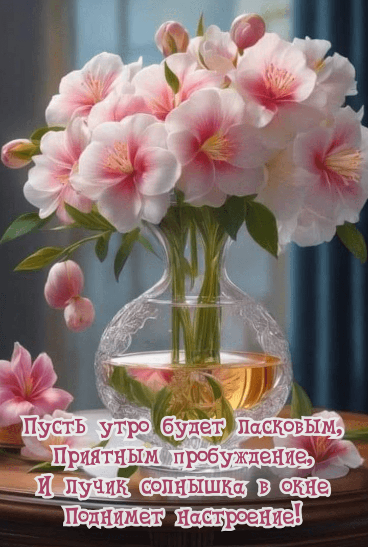 Пусть утро будет ласковым, Приятным пробуждение