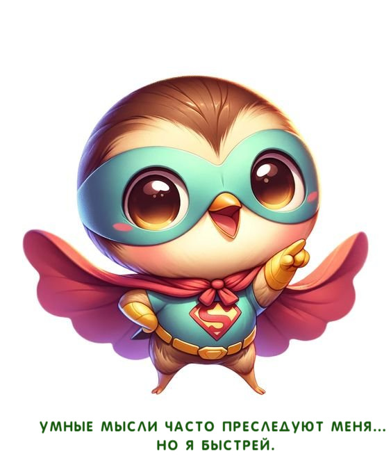 Умные мысли часто преследуют меня… Но я быстрей.
