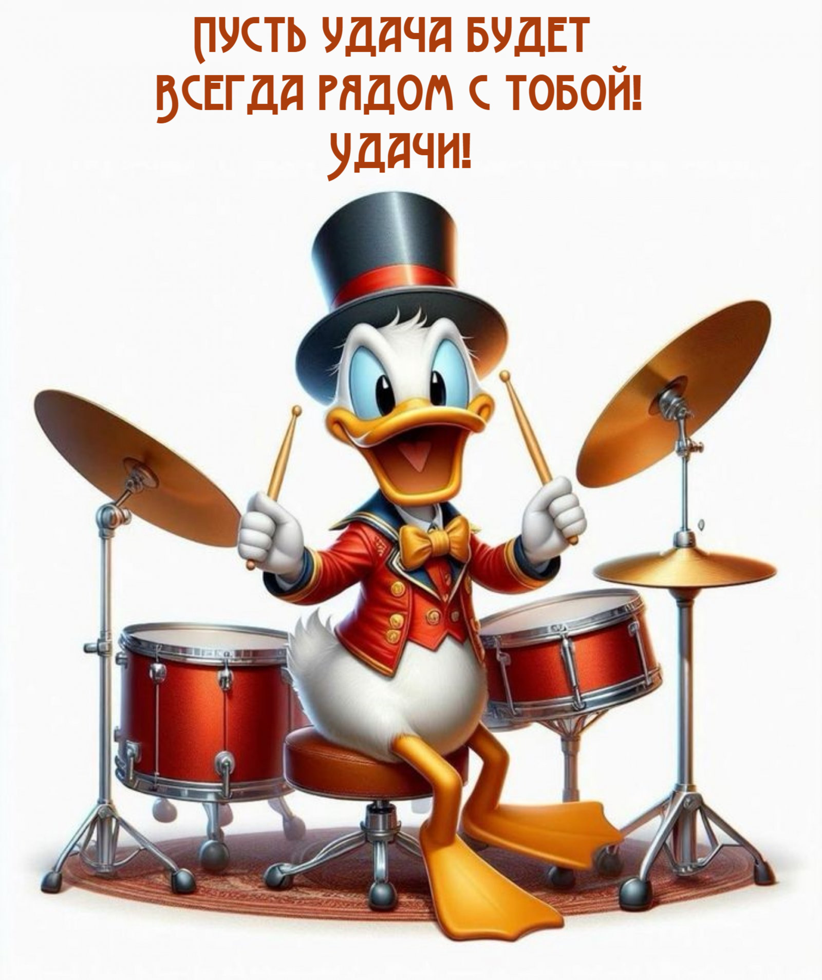 Пусть удача будет Всегда рядом с тобой!