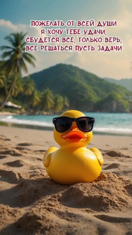 Пожелать от всей души Я хочу тебе удачи