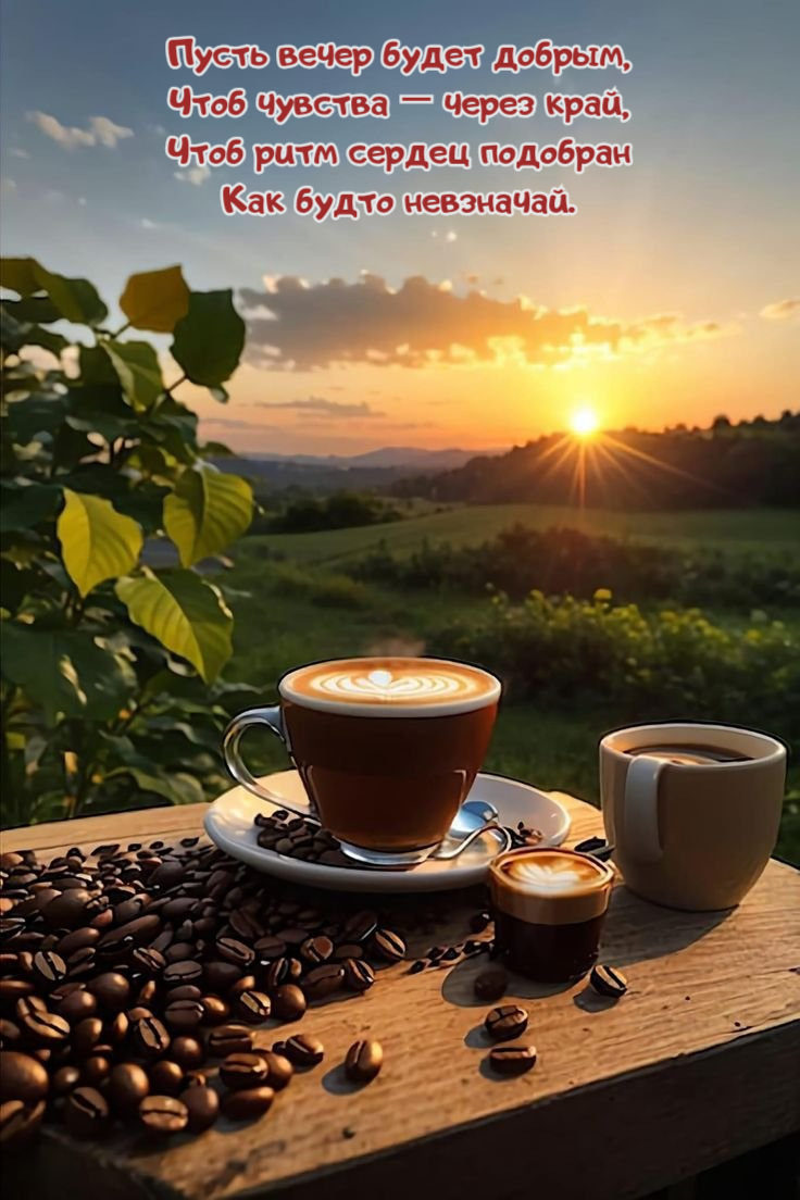 Пусть вечер будет добрым, Чтоб чувства — через край