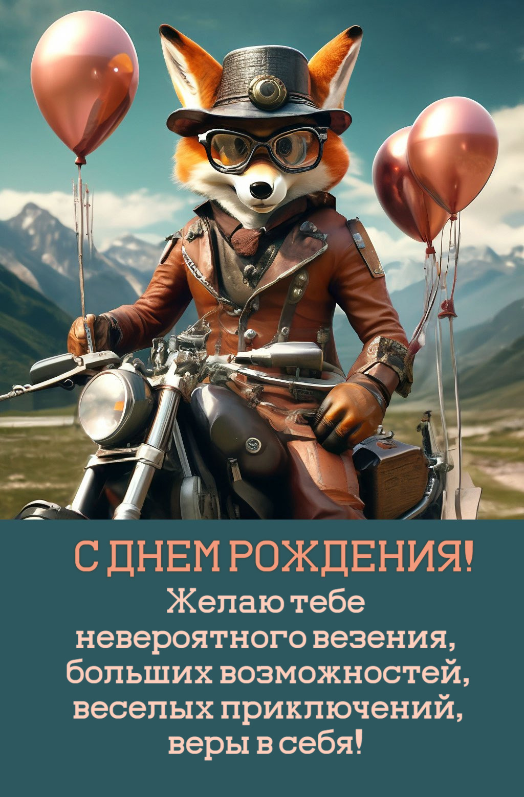 Желаю тебе  невероятного везения