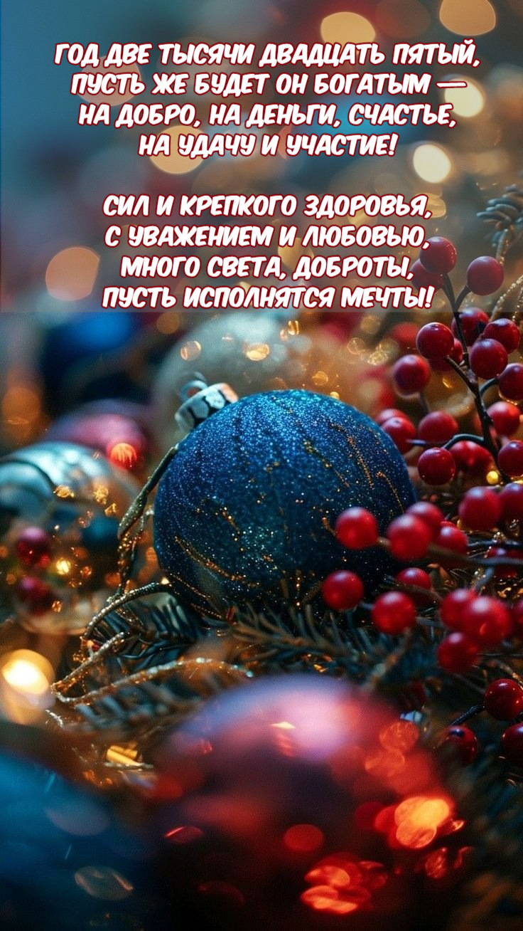 Год две тысячи двадцать пятый, Пусть же будет он богатым