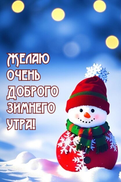 Желаю  очень Доброго  зимнего  утра!